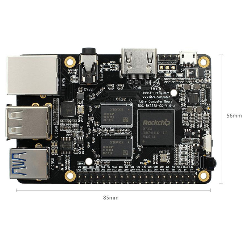 RK3328 SOC вградена платка